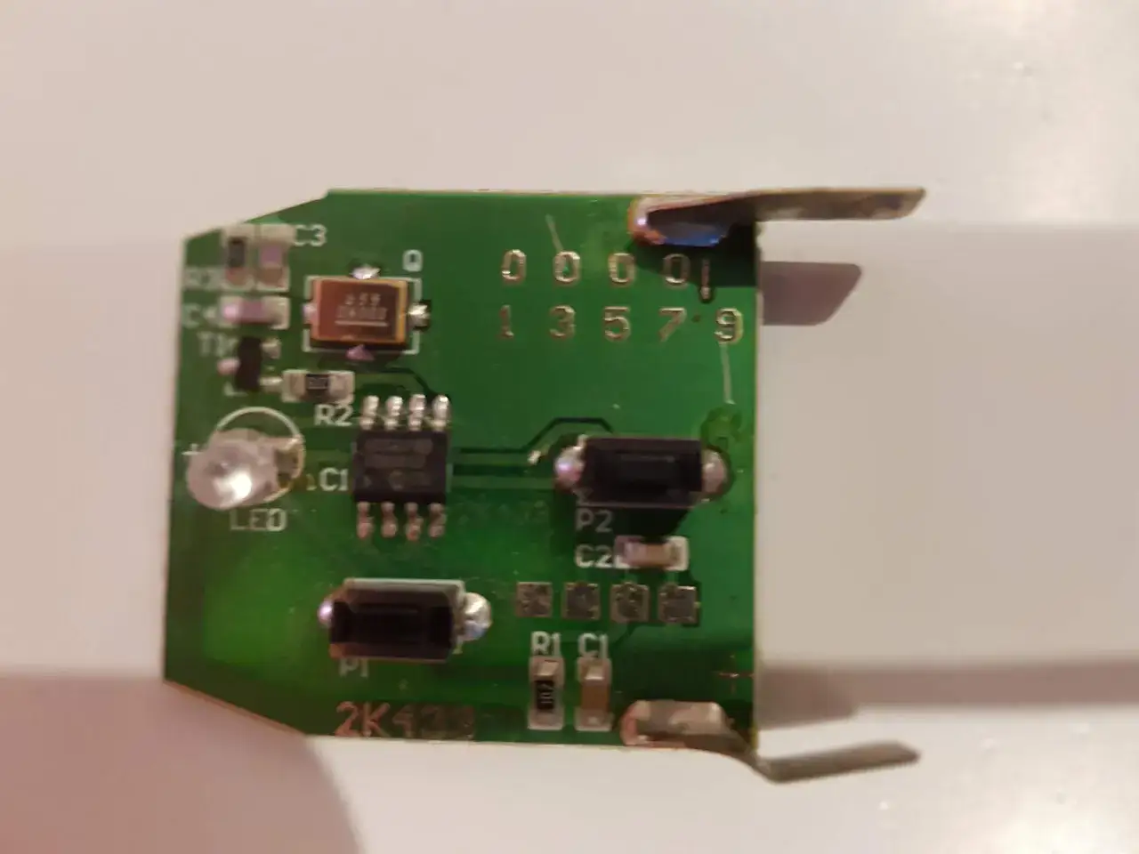 pilot do bramy nie działa po wymianie baterii