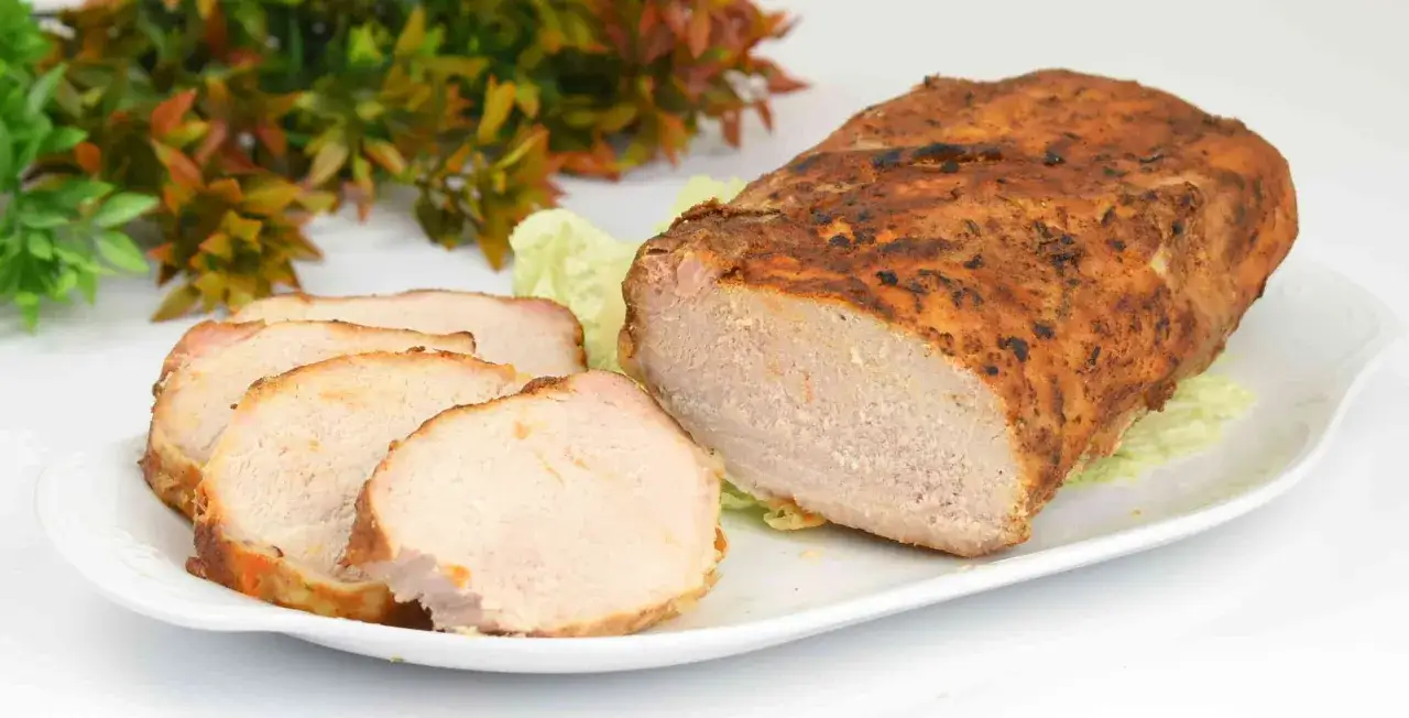 Schab pieczony w rękawie foliowym w piekarniku