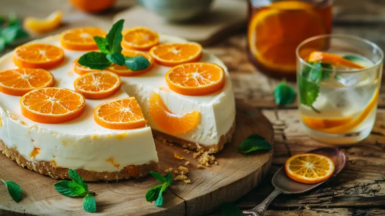 Zdjęcie Sernik z mandarynkami: Orzeźwiający smak na upały - jak zrobić?