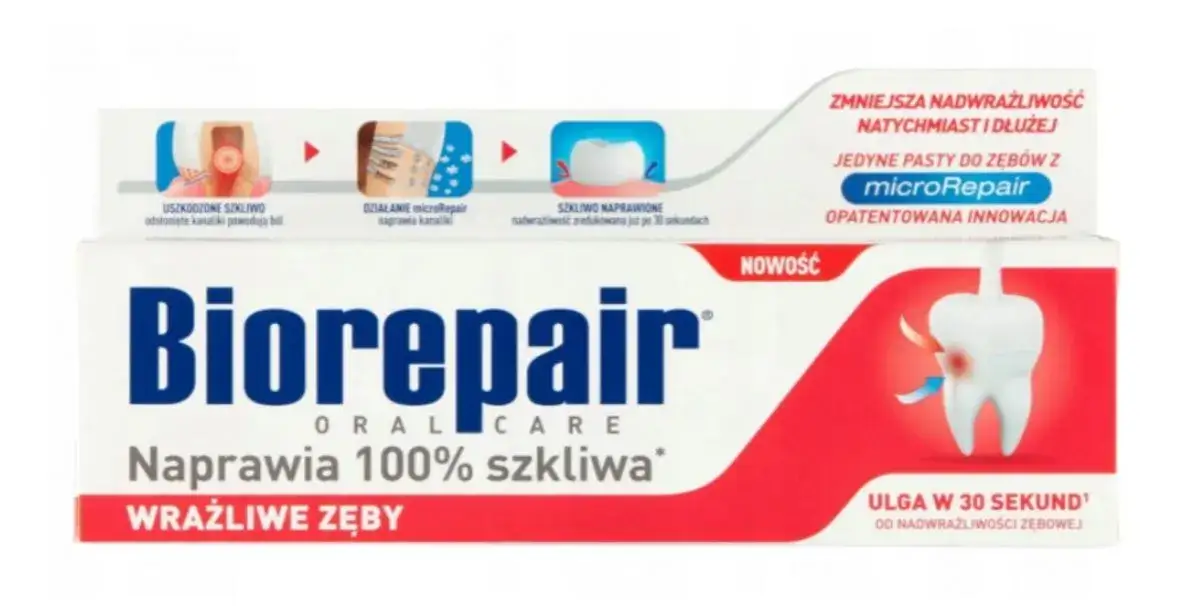 pasty do zębów na nadwrażliwość