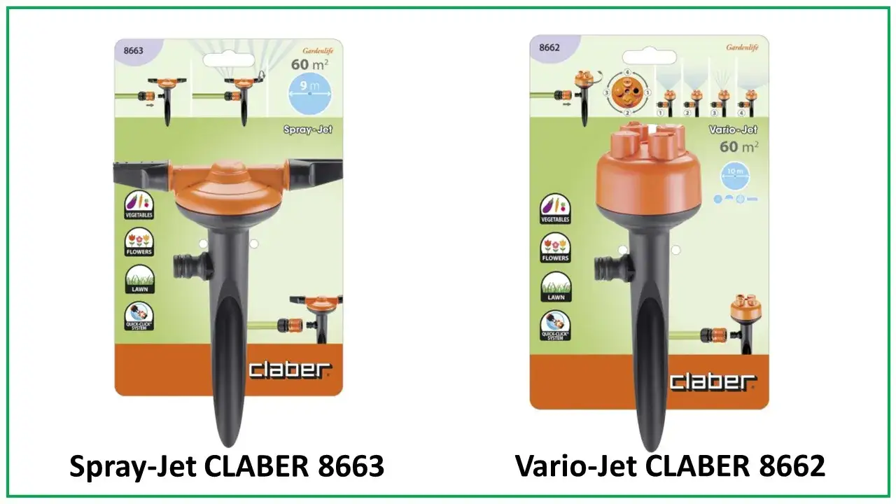 r&oacute;żne typy zraszaczy ogrodowych schemat działania