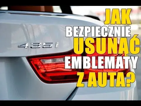 Zdjęcie Jak usunąć emblematy z samochodu bez ryzyka uszkodzenia lakieru