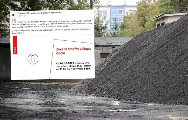 problem z zakupem węgla PGG