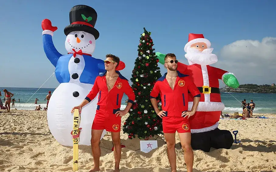 Boże Narodzenie na plaży