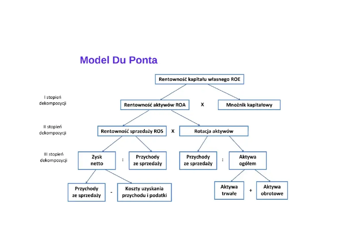 piramida DuPont schemat, analiza rentowności