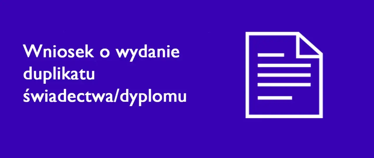 wz&oacute;r wniosku o duplikat świadectwa