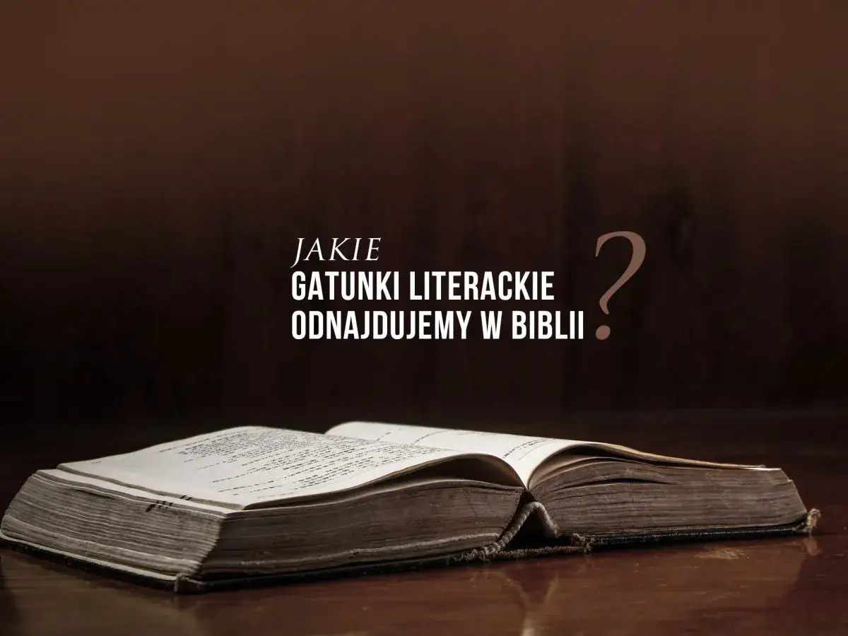 R&oacute;żnorodność gatunk&oacute;w literackich w Biblii infografika