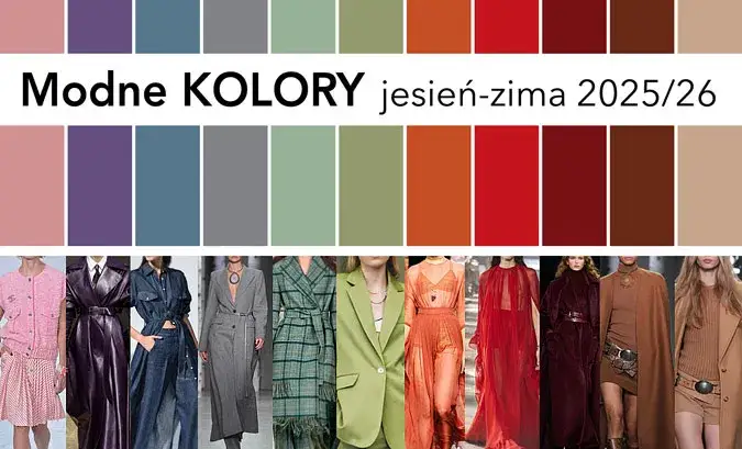 Modne kolory jesień zima 2025 2026 paleta