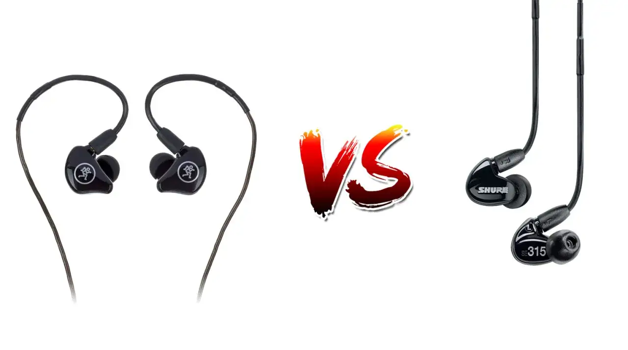 Mackie vs. Shure SE315: por&oacute;wnanie słuchawek dousznych czy dokanałowych. Kt&oacute;re wybrać?