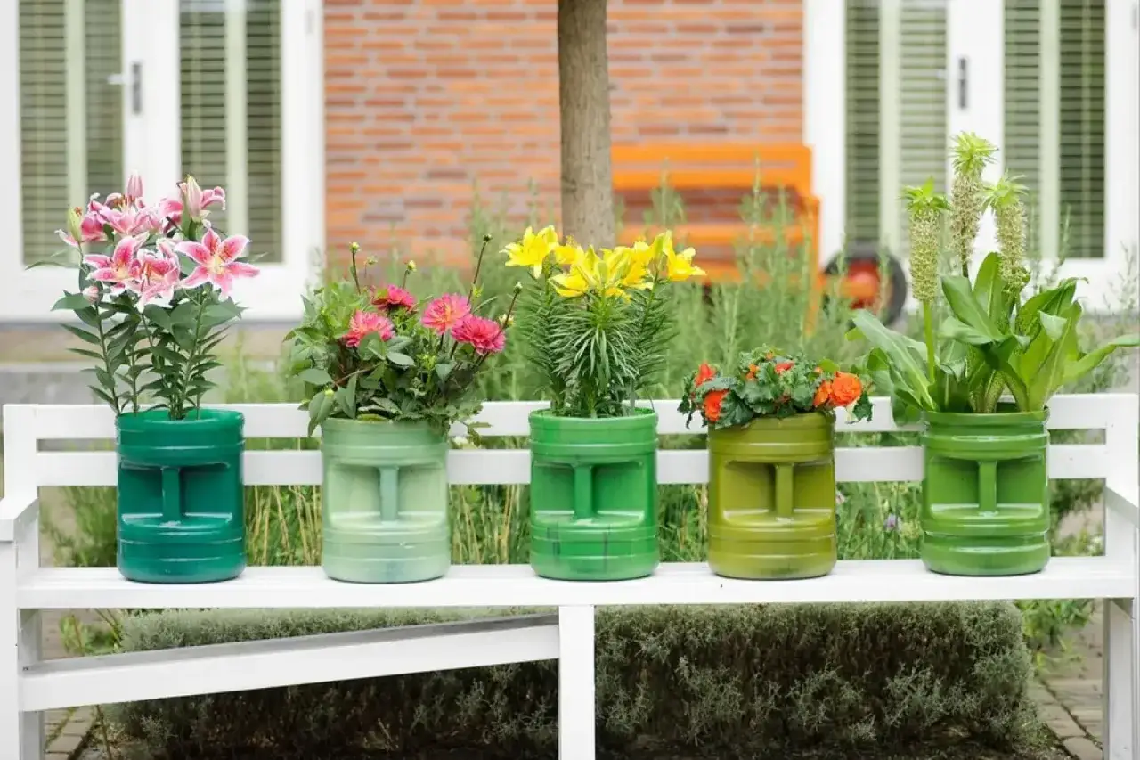 kwietniki z recyklingu pomysły