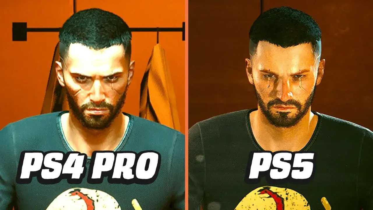 Cyberpunk 2077 PS5 vs PS4 graphics comparison