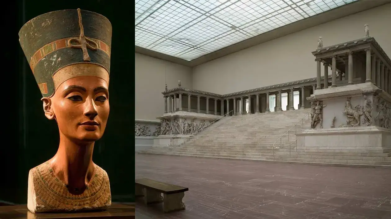 Wyspa Muze&oacute;w Berlin Pergamonmuseum Nefertiti