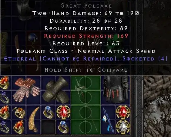 Diablo 2 Resurrected najemnik akt 2 insight infinity