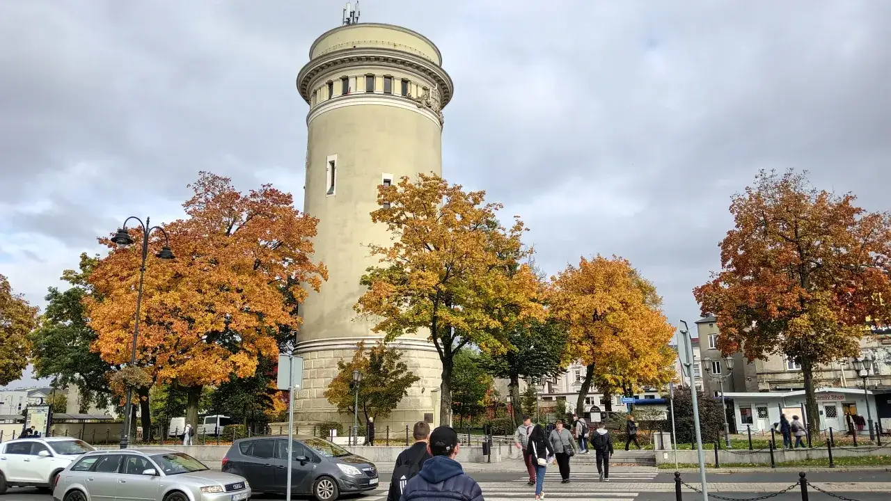 Wieża Ciśnień Piotrków Trybunalski industrialna architektura