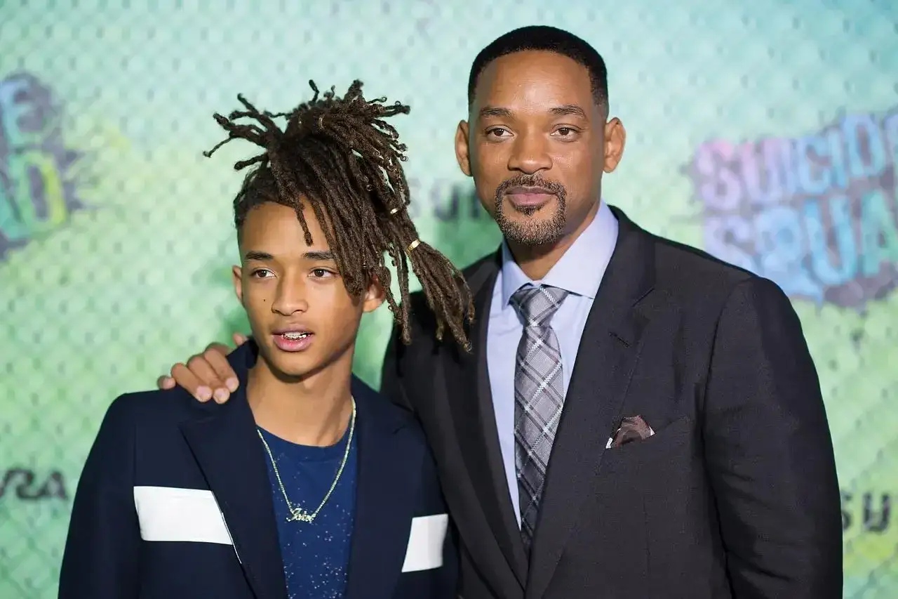 Will Smith i jego syn Jaden na premierze 