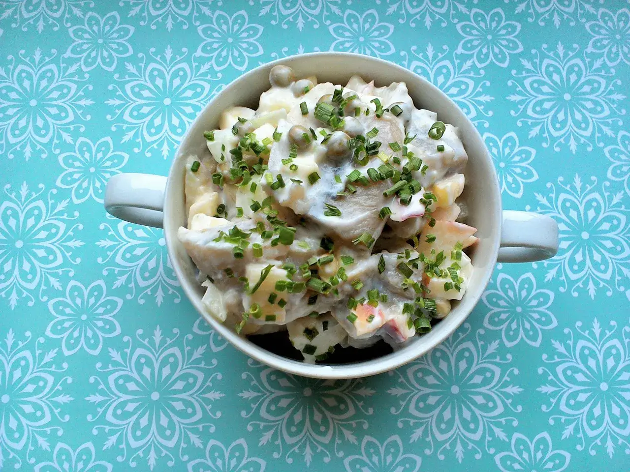 sałatka śledziowa z jabłkiem