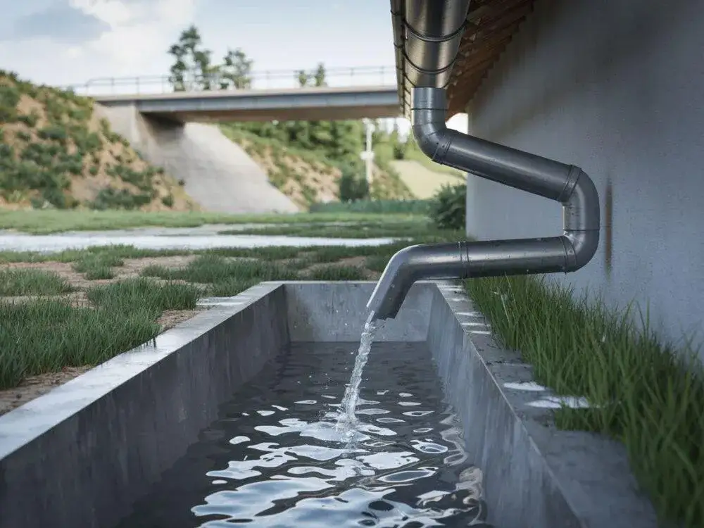 Zdjęcie Jak odprowadzić deszczówkę z rynny: 5 skutecznych metod