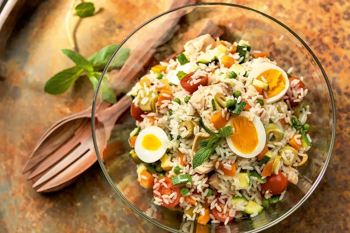 Salade de riz au thon ingrédients