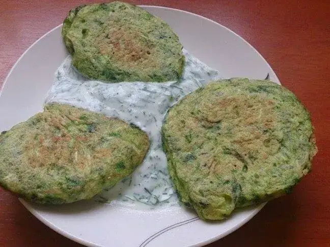 BLW szpinak placuszki