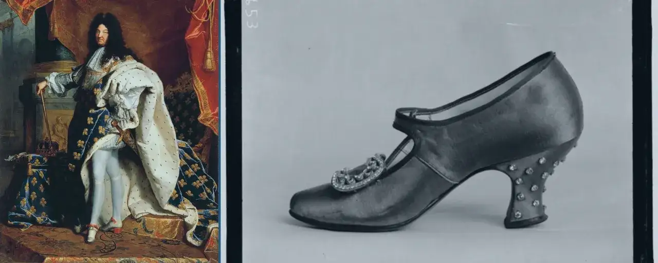 Król Ludwik XIV w butach na obcasie. Co to są te eleganckie buty z ozdobnym obcasem?