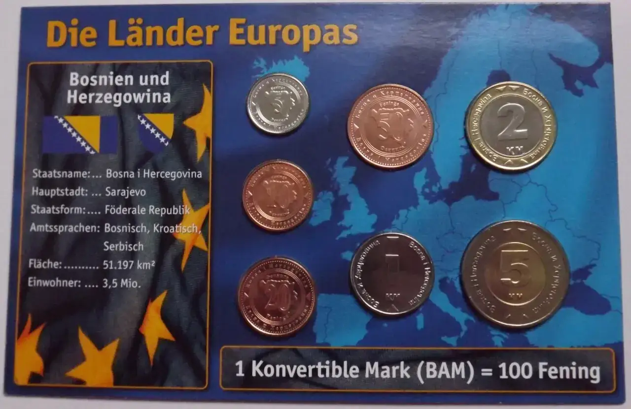 Bośniackie marki zamienne banknoty monety