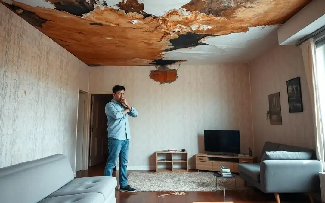 zalane mieszkanie w bloku, awaria pralki, zalanie przez sąsiada