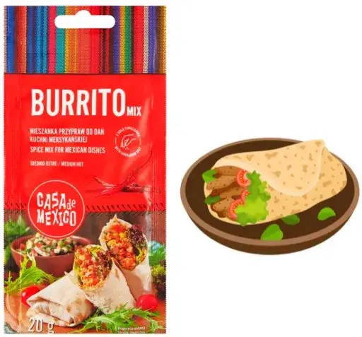 Przyprawy do mięsa burrito