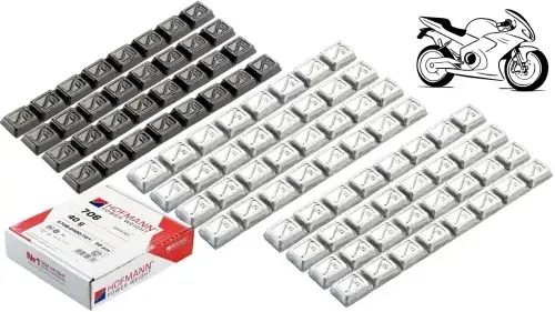 rodzaje ciężark&oacute;w do wyważania k&oacute;ł motocyklowych