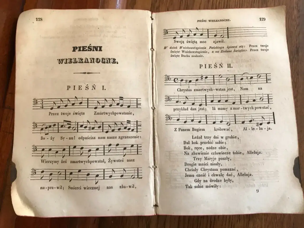 Stare nuty z pieśniami wielkanocnymi. Teksty pieśni 