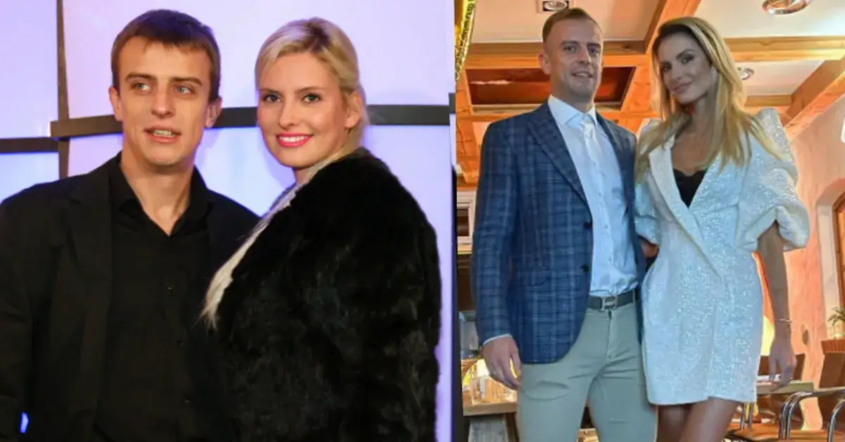 Kamil Grosicki z rodziną