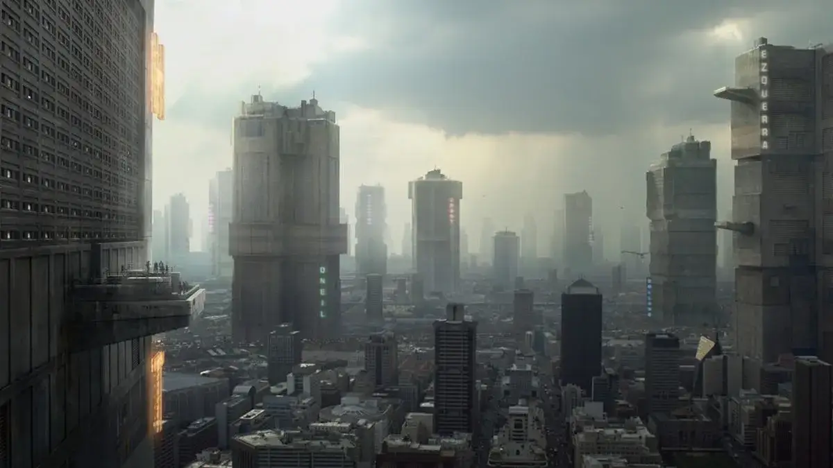 Dystopijne miasto w filmie science-fiction
