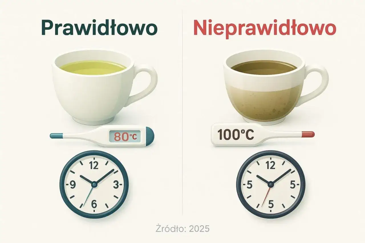 Błędy w parzeniu zielonej herbaty