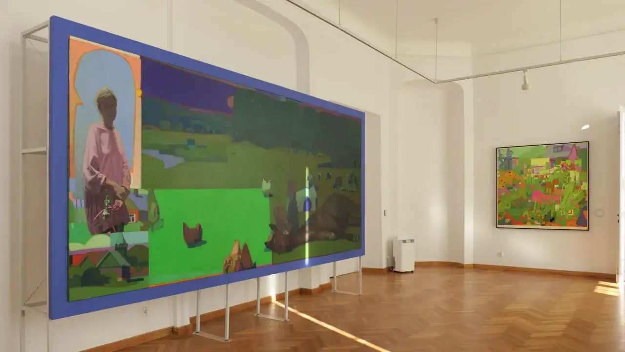 Wielkoformatowy obraz z portretem i pejzażem w Muzeum Narodowym w Gdańsku. Sprawdź godziny otwarcia!