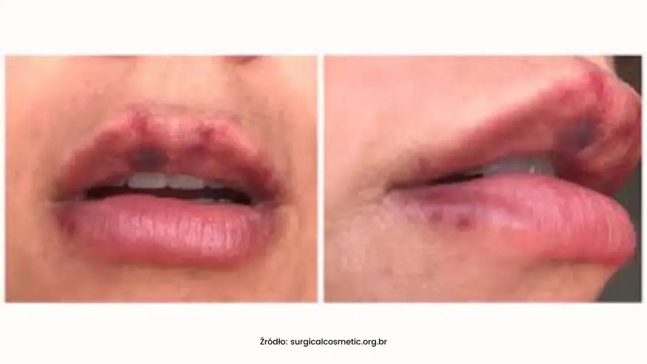 martwica ust po kwasie hialuronowym etapy