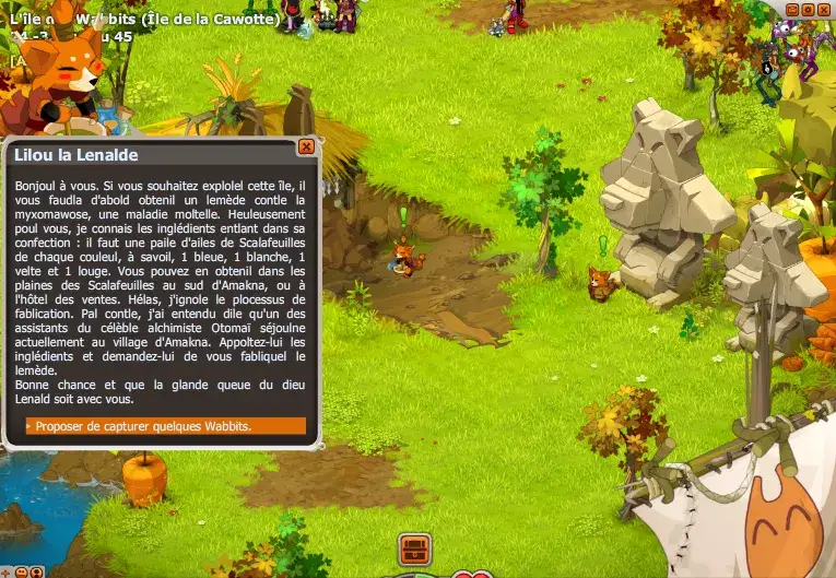 Zdjęcie Obtenez la patte de wabbit grillée facilement dans DOFUS sans tracas