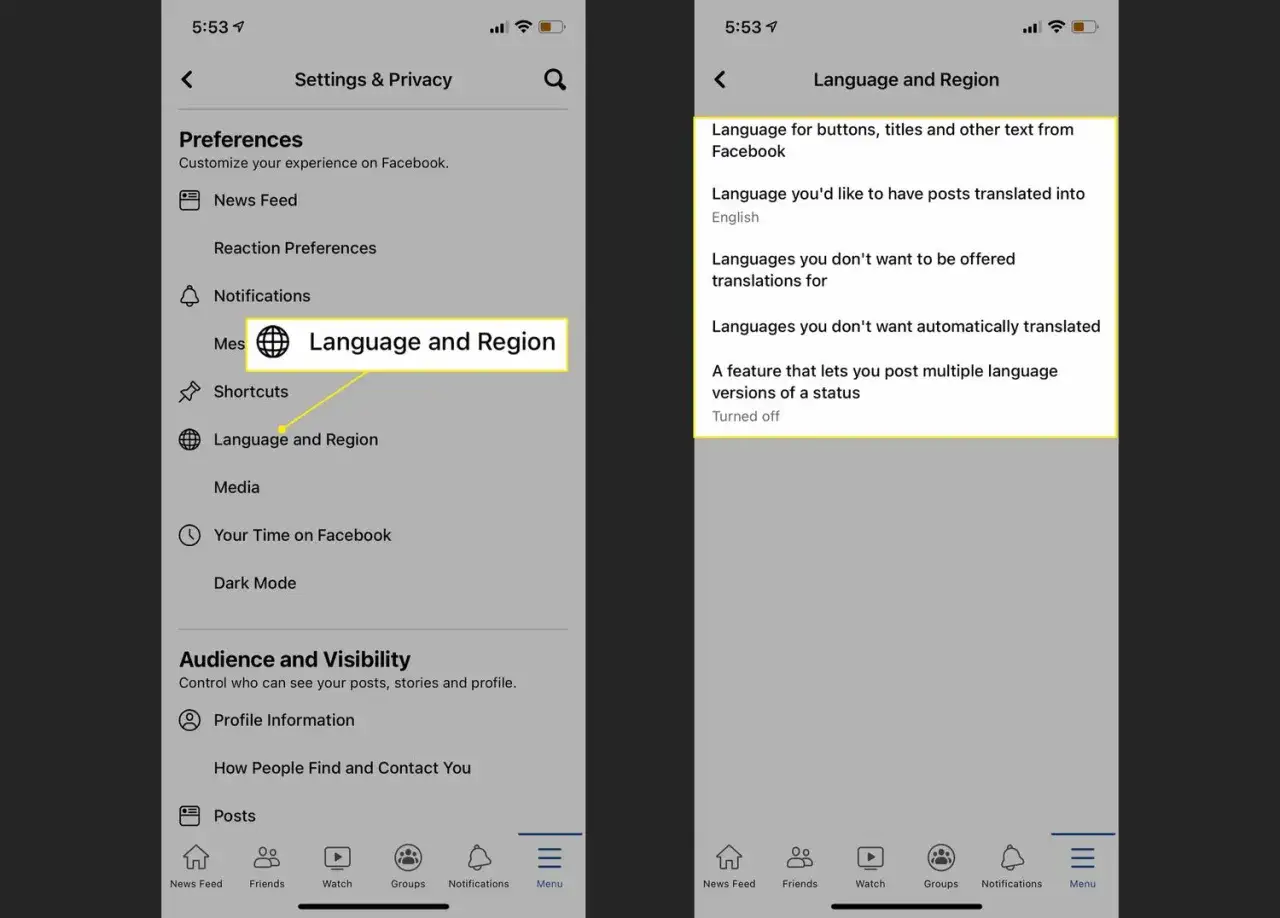 Jak zmienić język na Messengerze? Wybierz 