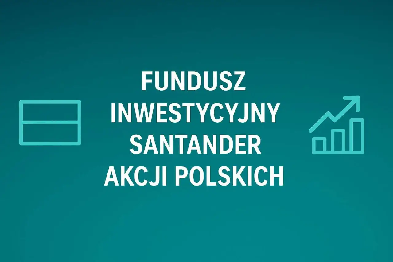 Jak wypłacić pieniądze z funduszu inwestycyjnego Santander Akcji Polskich? Ikony symbolizują fundusz i wzrost.