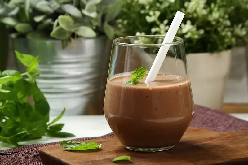 domowe kakao zielone smoothie koktajl bananowy