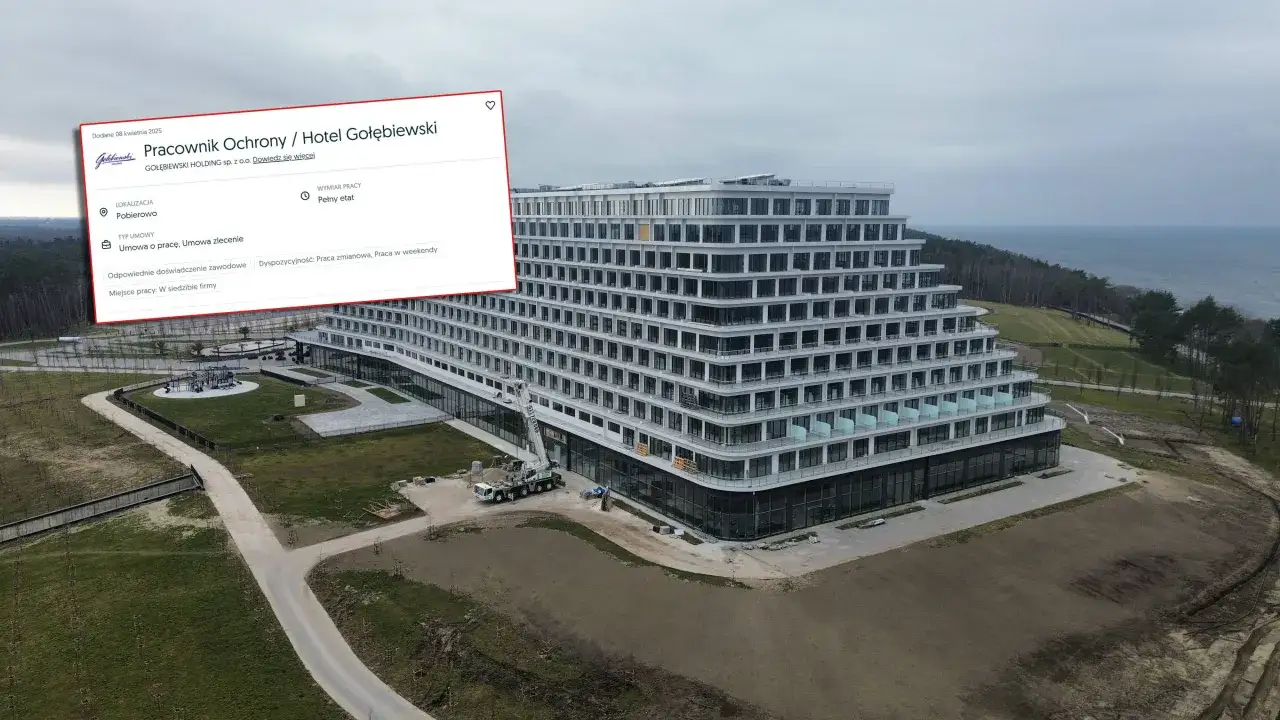 Praca w Hotelu Gołębiewski Pobierowo: oferta dla pracownika ochrony. Nowoczesny hotel nad morzem czeka na Ciebie!