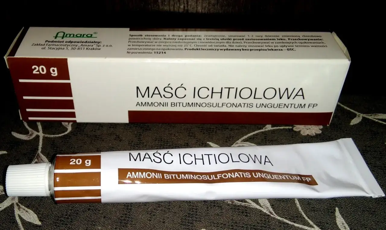 maść ichtiolowa pasta cynkowa pryszcze
