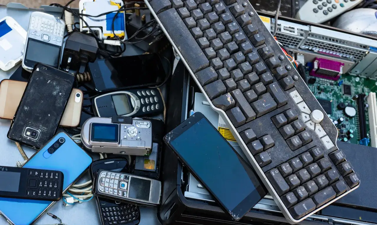 Recykling elektrośmieci telefon&oacute;w