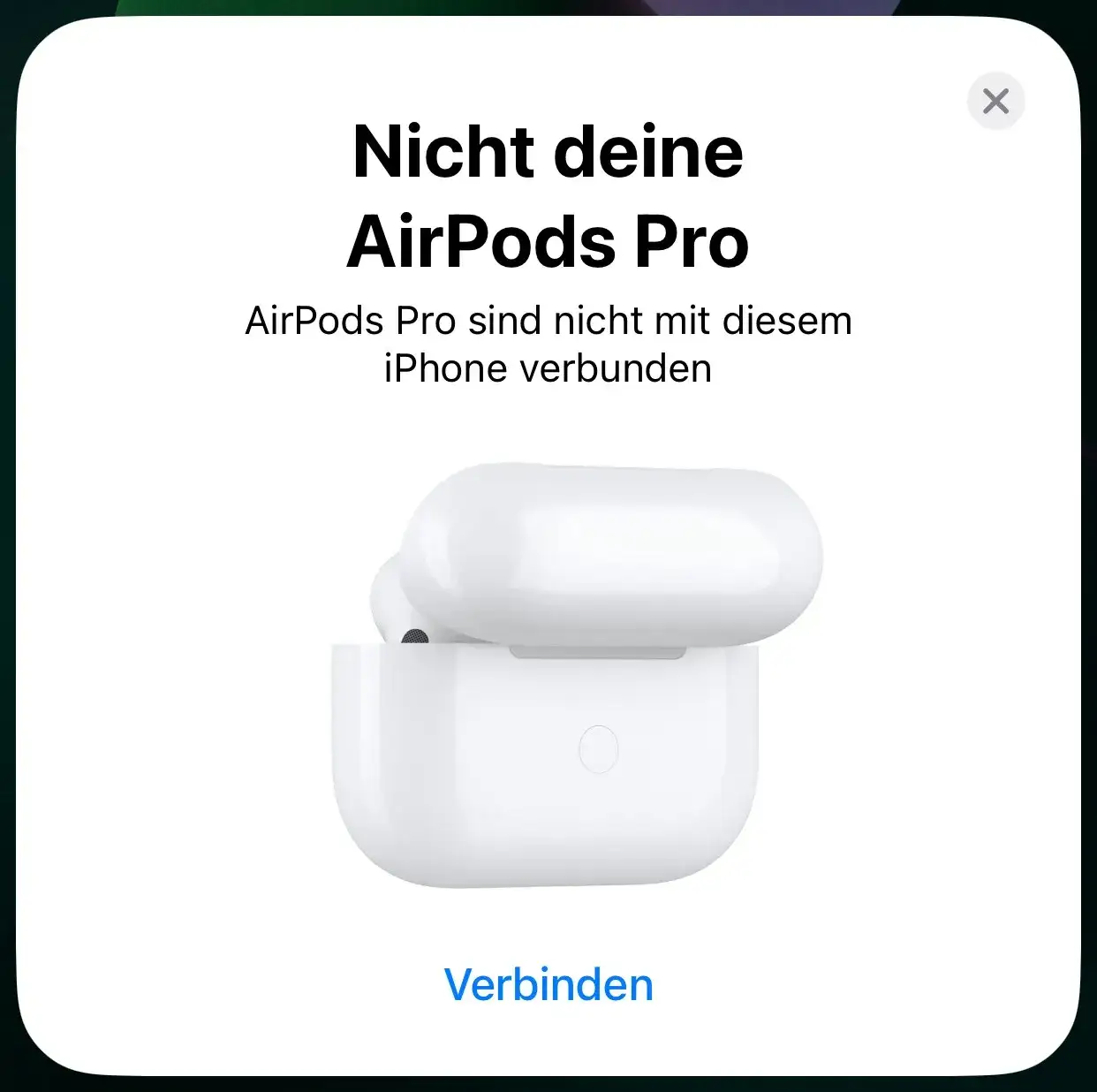 AirPods zurücksetzen LED