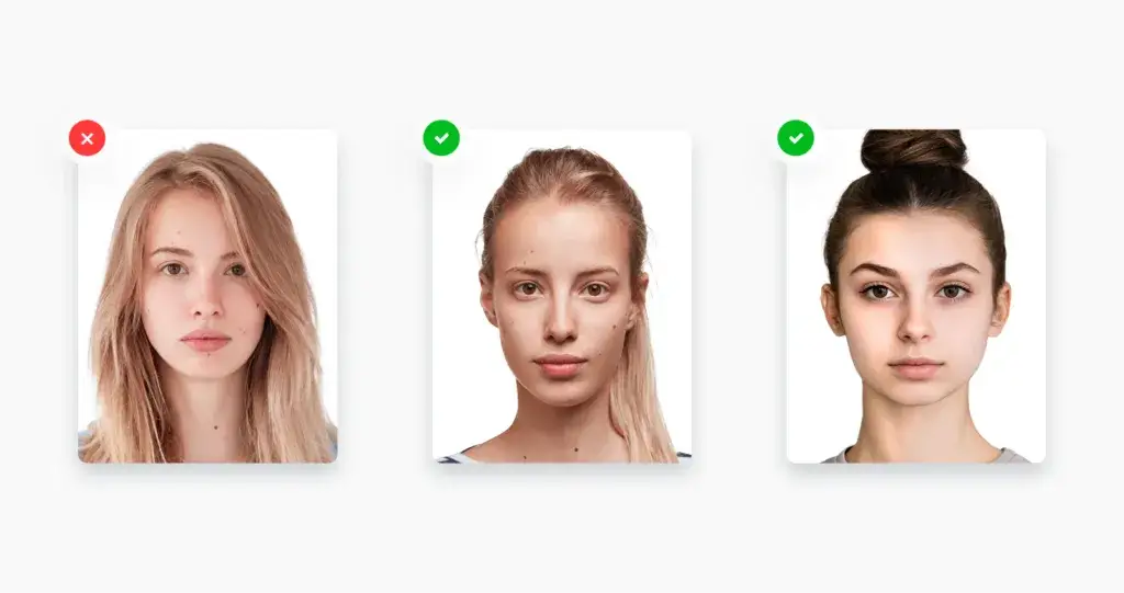 przykłady poprawnych i niepoprawnych zdjęć paszportowych