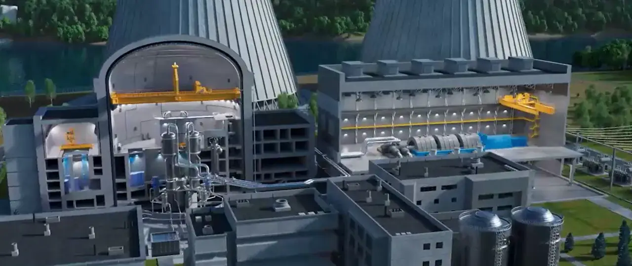 ilość odpad&oacute;w elektrownia jądrowa wizualizacja