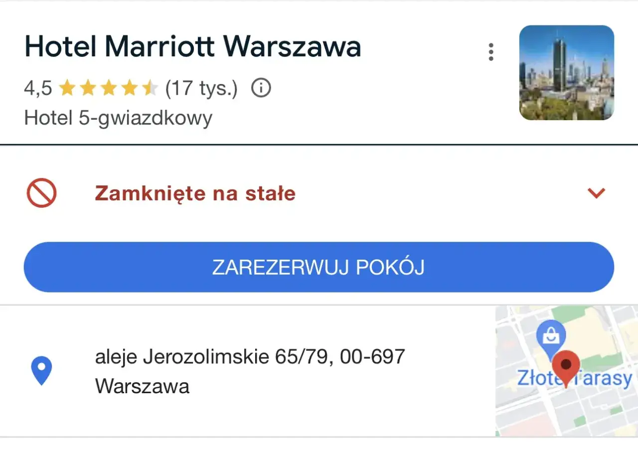 Zdjęcie Ile jest hoteli Marriott w Polsce? Sprawdź ich lokalizacje i marki