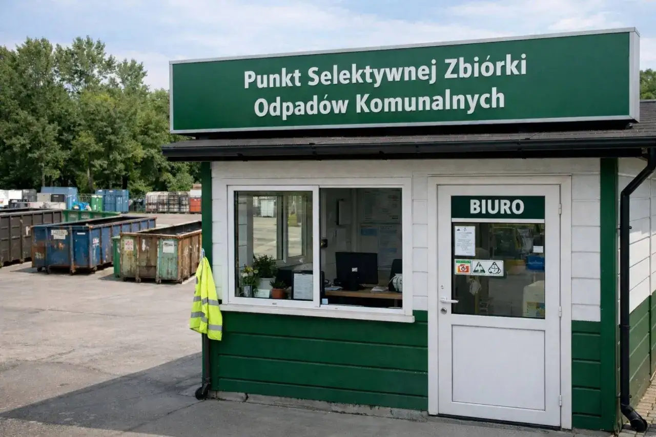 Punkt Selektywnej Zbiórki Odpadów Komunalnych. Tu dowiesz się, gdzie wyrzucić płyty gk i inne odpady.