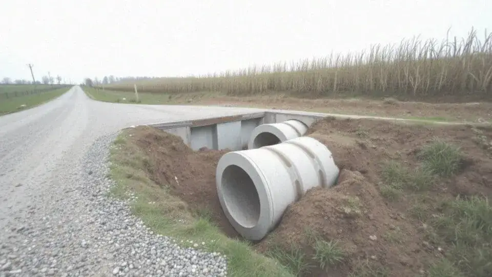 Wjazd na działkę przez r&oacute;w - schemat formalności