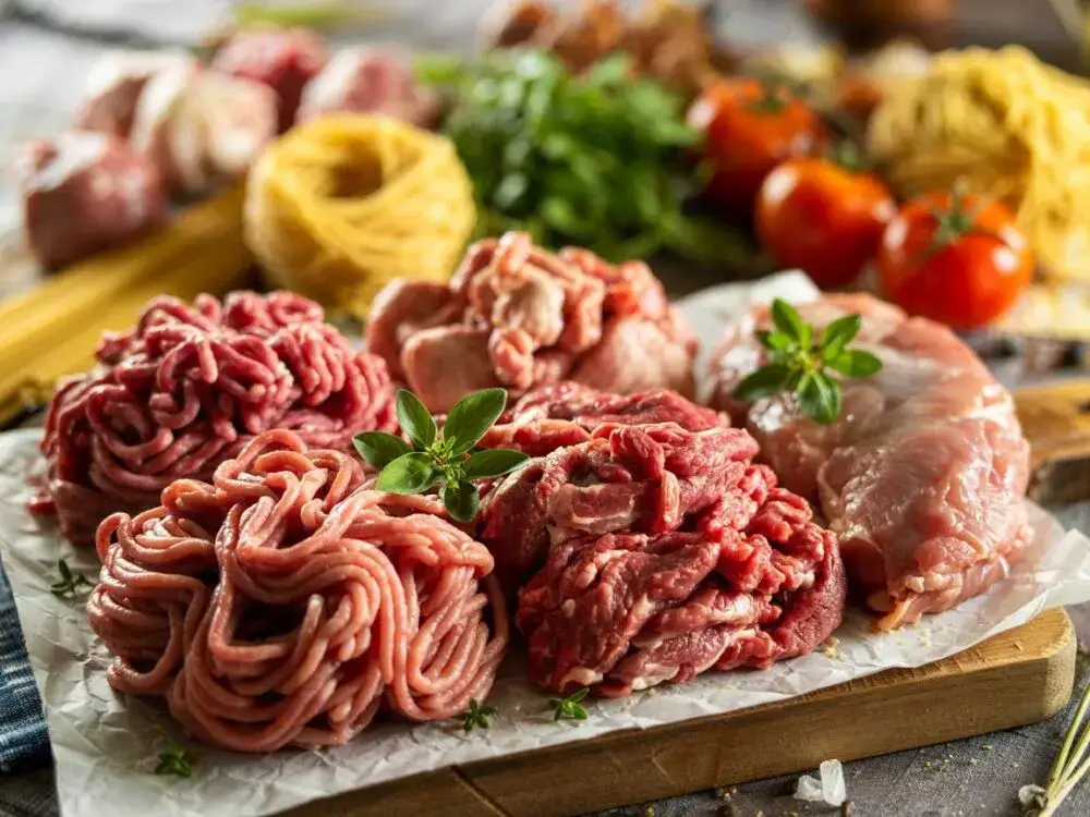 różne rodzaje mięsa mielonego do gotowania