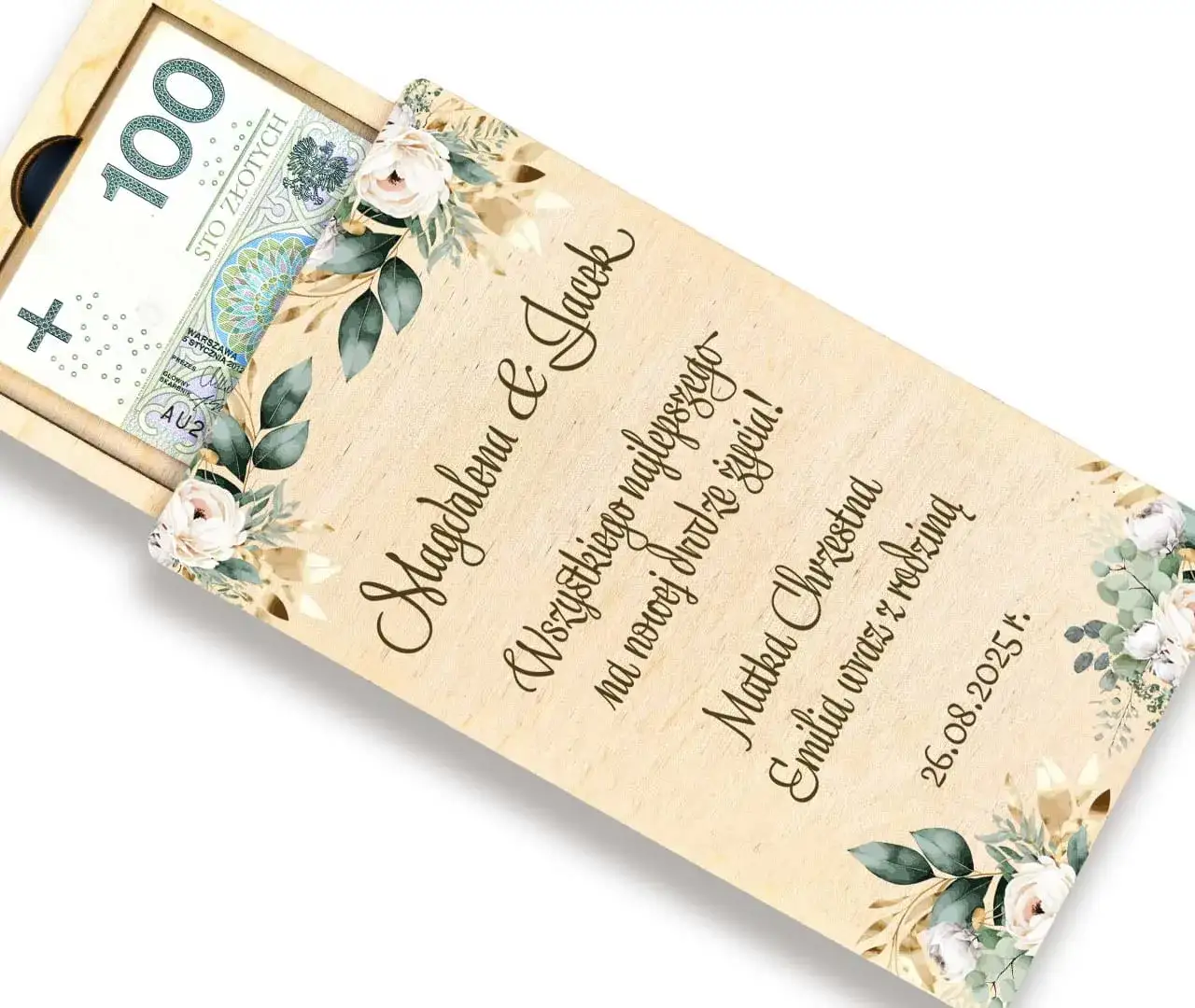 prezenty ślubne koperty pieniądze