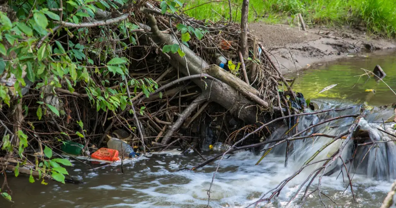 Zanieczyszczenia w wodzie rzeki